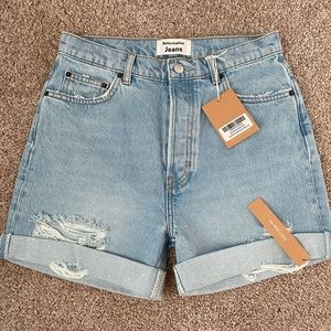 Reformation Max Mid Rise Relaxed Short Size 26
